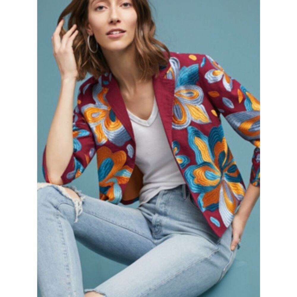 Anthropologie Woodstock Embroidered Jacket
AG9